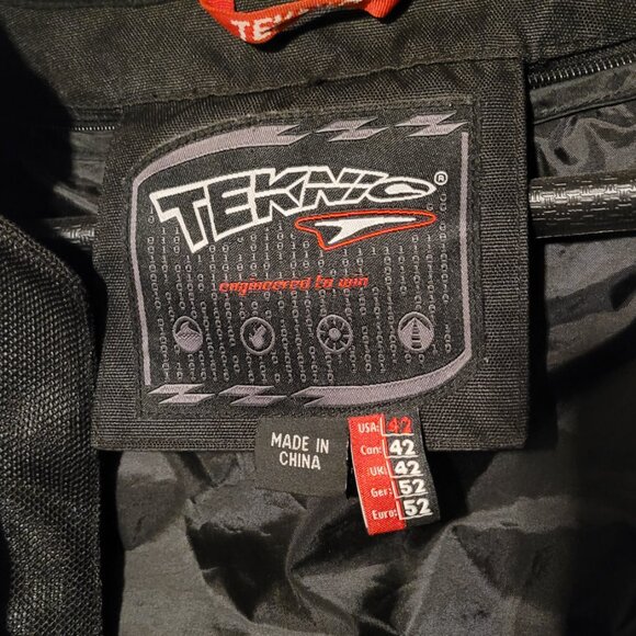 TEKNIC Motorcycle jacket - mesh - with armour. Size 42 - Picture 2 of 5